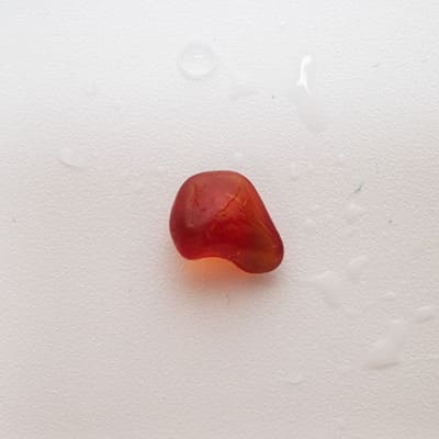 Red sea glass